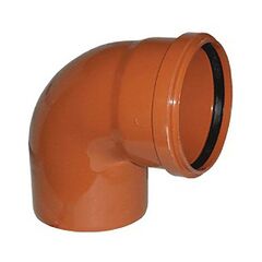 Отвод ПП (полипропилен) для наружной канализации 90гр. Дн 110, Политэк