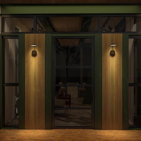 Уличный настенный светодиодный светильник Novotech ELEGANCE 359406