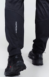 Премиальный костюм для лыж и зимнего бега Nordski Hybrid Hood Pro Black-Alpine Green