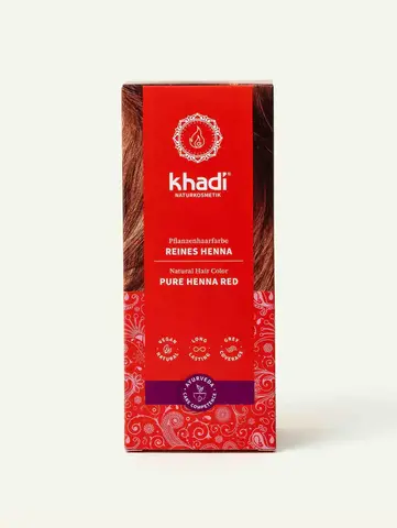 ХНА - РЫЖИЙ ОТТЕНОК натуральная краска для волос Khadi Naturprodukte, 100 гр