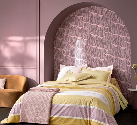 Постельное белье 2 спальное евро Blanc des Vosges Fantaisie Miel