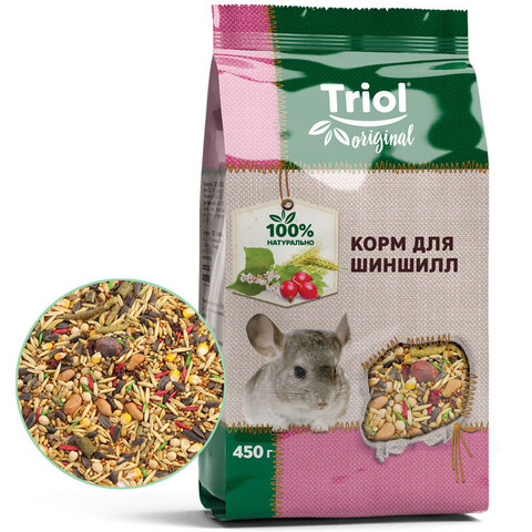 Triol Original корм для шиншилл 450г