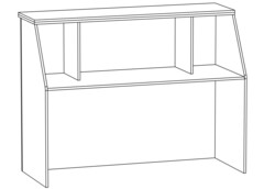Стойка администратора прямая СтА-02-02