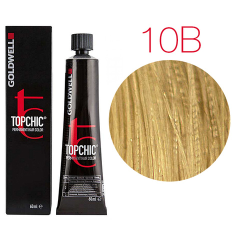 Goldwell Topchic 10B (бежевый блондин пастельный) - Стойкая крем-краска
