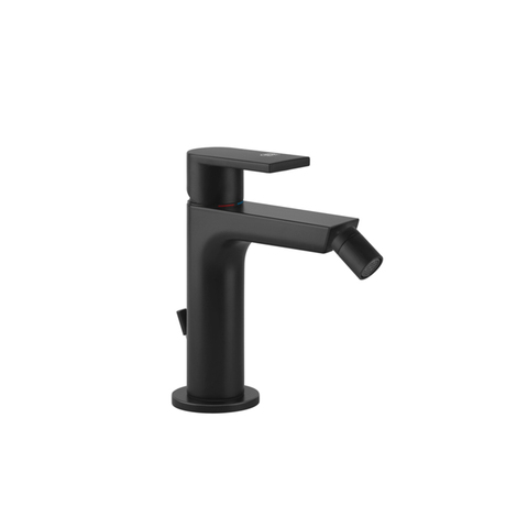 Gessi 38607#299 Gessi Emporio Via manzoni Смеситель для биде с донным клапаном и соединительными шлангами, цвет: Black XL
