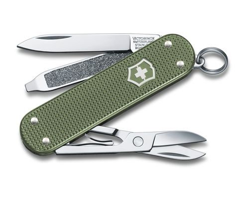 Нож-брелок Victorinox Classic Alox LE 2017, Olive Green (0.6221.L17)