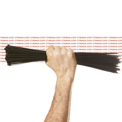 Стяжка - хомут кабельная нейлоновая КСС 5х400 черные — 100 шт/уп