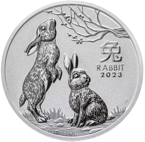 1 доллар Лунный календарь - год Кролика Австралия. 2023 год