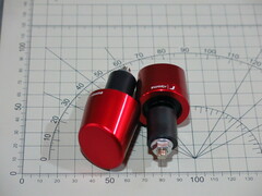Грузики руля Rizoma красный CB400 VTEC CB250 CB600 CB750