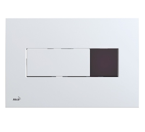 Alcaplast M370S-SLIM Сенсорная кнопка управления для скрытых систем инсталляции Slim, белый (подключение к сети)