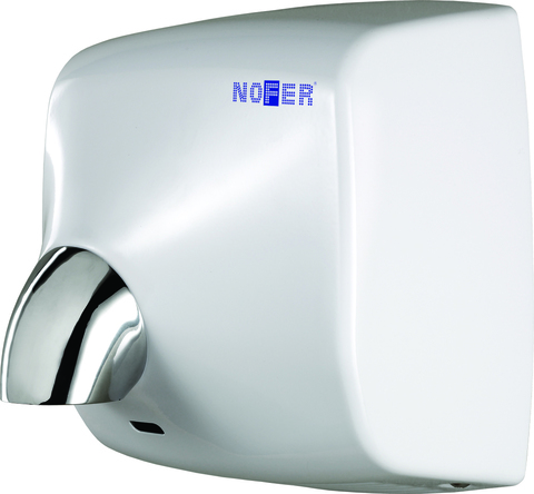 Сушилка для рук, цвет:белый Nofer WindFlow 01151.W