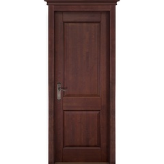 Межкомнатная дверь Элегия массив ольхи махагон глухая