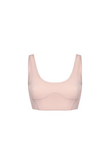 Топ с рельефными швами SPORT Пудра