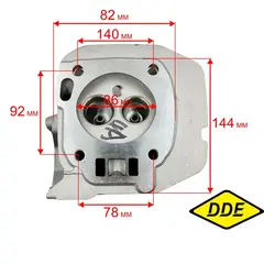 Головка цилиндра DDE пустая 192F (01-192-001)