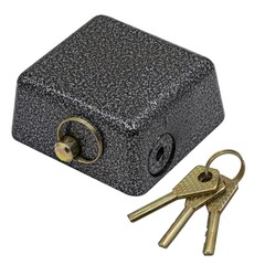 70-0-082 Замок навесной, чугун 3 ключа, 75x40x45, дужка 12мм (РемоКолор)