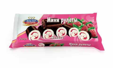 Мини-рулеты бисквитные 