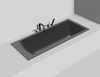 Salini 104113GF CASCATA 170x75 Встраиваемая ванна с прямоугольной чашей, регулируемые ножки, RAL полностью