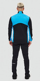 Элитный лыжный костюм Nordski Pro 2.0 White/Black/Light Blue мужской