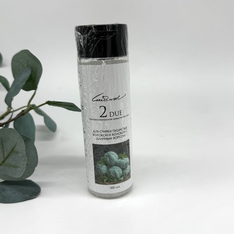 DUE средство для стирки вязаных изделий из пушистой пряжи,мята, 200мл