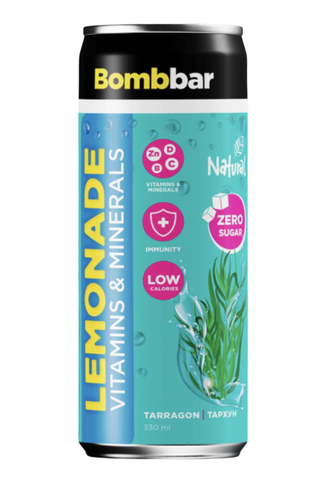 Напиток Бомббар безалк тонизир Лимонад с экстрактом тархуна 330мл, шт