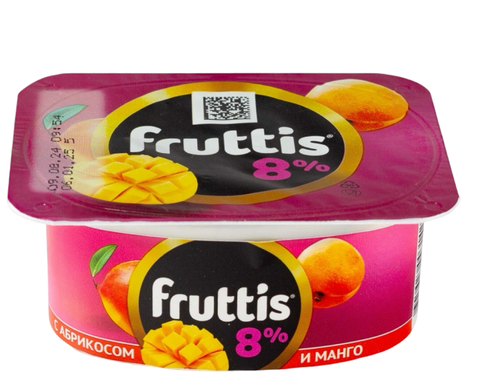 Йогуртный продукт Фруттис 8% 115г абрикос манго лесн ягоды, шт