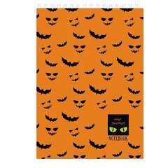 
          Блокнот А6, гребень, Апплика, мелованный картон, ВД лак, 80 л., клетка, "Хэллоуин"