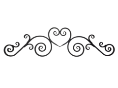 Кованый элемент "Навершие 2L", 1490х400 мм