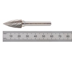 Бор-фреза твердосплавная G(SPG) 10,0x20x60x6мм HM H-Tools 116027HT