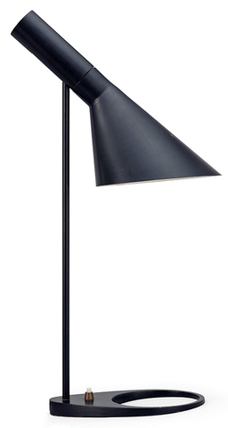 Настольная лампа Arne Jacobsen Style AJ Table Lamp черная