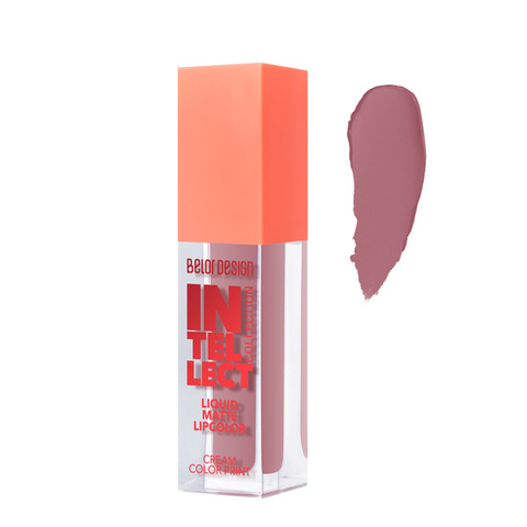 Краска для губ Intellect матовая, тон  4 Зимняя роза 5,1г (Турция)