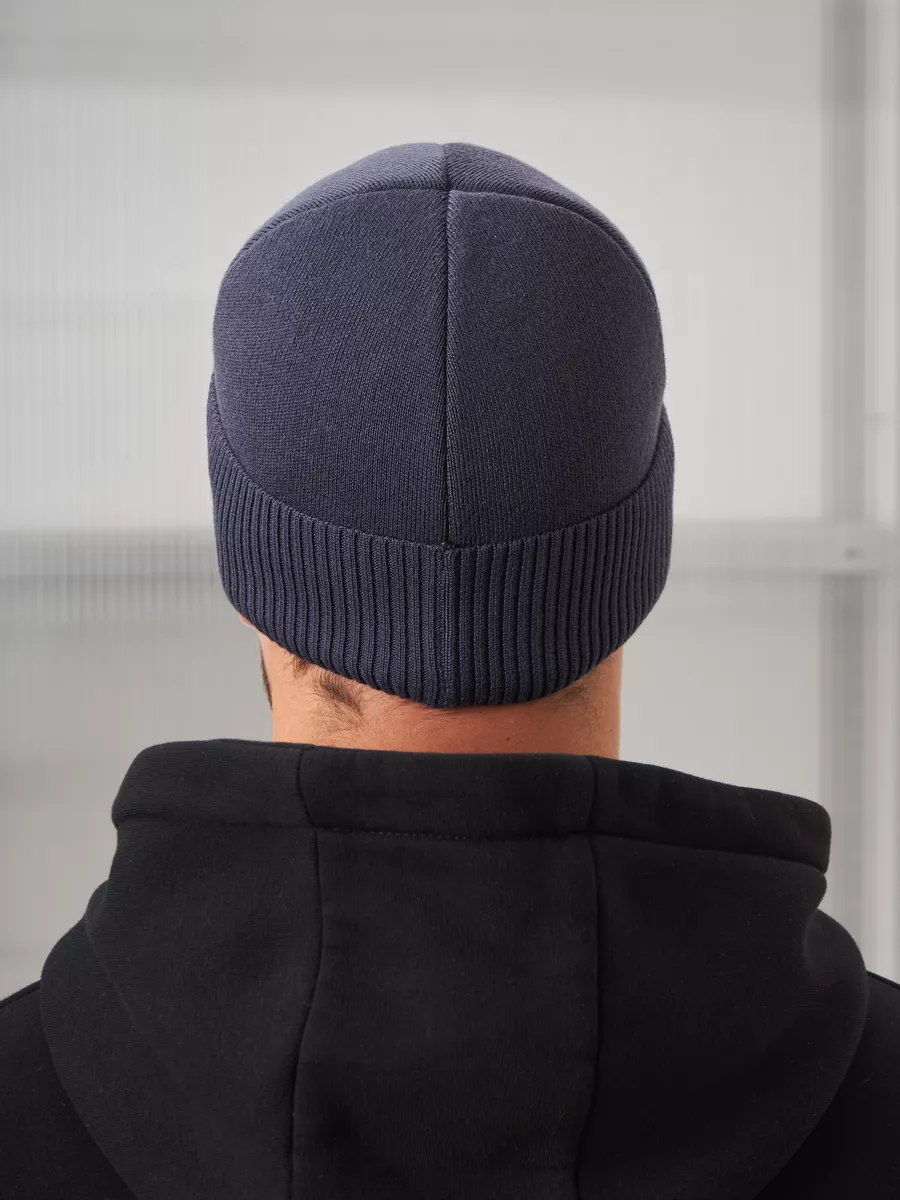 Шапка бини зимняя весенняя с флисом