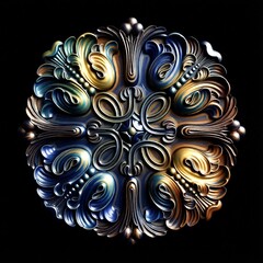 Силиконовый молд Розетка № 5-б (