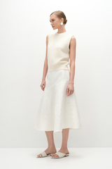 Юбка на кокетке из жаккарда