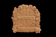 Силиконовый молд № 429 Дверь ( серия домики для гномов и фей)