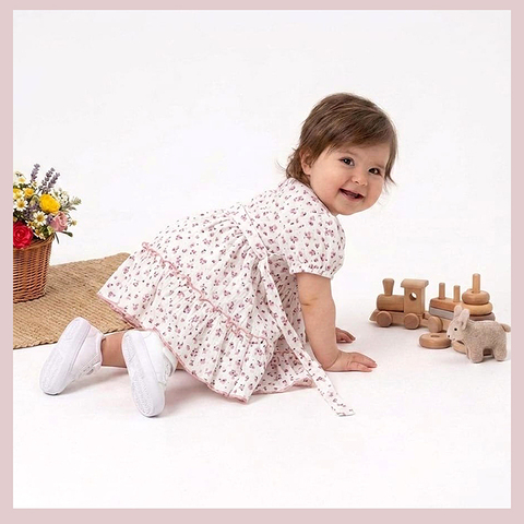 Платье хлопок детское (68-86) 260422-R1101