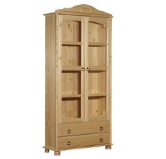 Шкаф книжный, 98x204x35, Айно №1, стеклянный