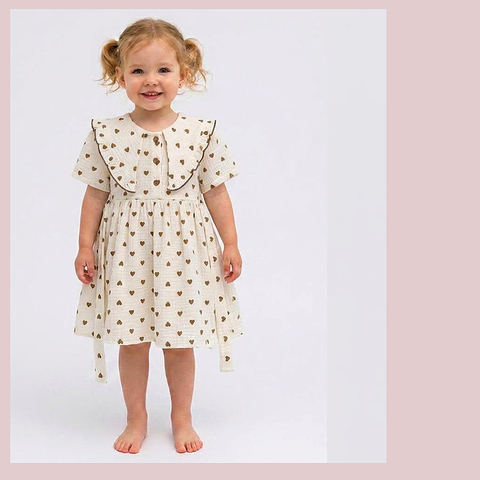 Платье хлопок/муслин (3-7) 260429-ZG1556