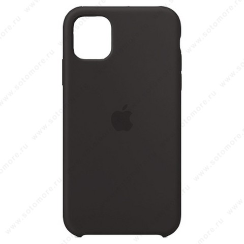 Накладка Silicone Case для Apple iPhone 11 Pro Max черный 18