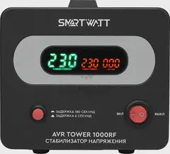 Стабилизатор напряжения Smartwatt AVR Tower 1000RF 1000ВА черный — фото 2
