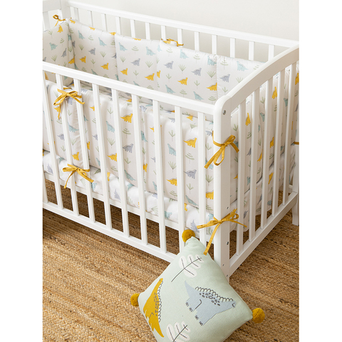 Простыня детская на резинке 90x200x28 Tkano Tiny world Dinosauria world