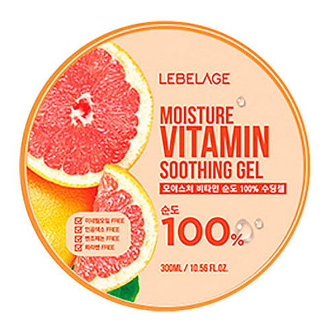 Lebelage Moisture Vitamin Soothing Gel - Увлажняющий успокаивающий гель для лица и тела с витаминами