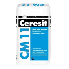 Клей для плитки для вн/нар работ СМ11 25кг Ceresit