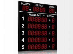 Табло для плавания Импульс 713-D13x8-L5xD13x7-T-T2