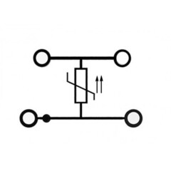 Клемма Push-IN/ с диодной схемой LD1 /0,2-2,5мм2/1А/1000V