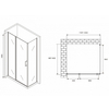 Abber Sonnenstrand AG04120MS-S90M Душевой уголок, 120x90x195