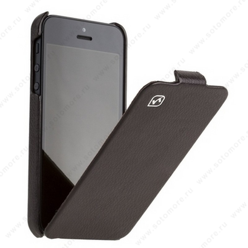 Чехол-флип HOCO для iPhone SE/ 5s/ 5C/ 5 - HOCO Duke Leather Case Coffee