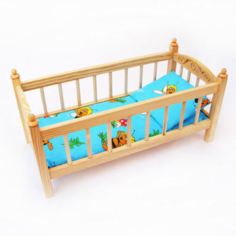 Кукольная кроватка деревянная большая