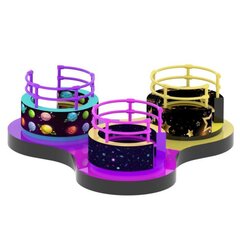 Карусель механическая тройные чашки "Галактика" (240х240х70 см)