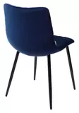 фото 6 Стул TINTIN BLUVEL-86 NAVY BLUE / черный каркас М-City на profcook.ru