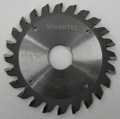 Подрезная коническая пила WoodTec для форматно-раскроечных станков Ø100 х 22 х 3,1-4,3 Z = 24 KON